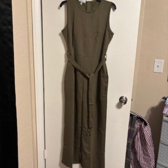 Elegant Olive Green Jumpsuit - Picture 5 of 8